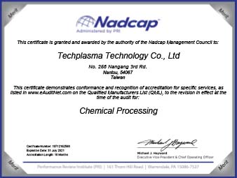 Nadcap - Techplasma Technology